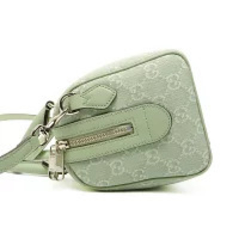 Gucci Ophidia GG Canvas Boston Bag Green - Picture 3 of 13